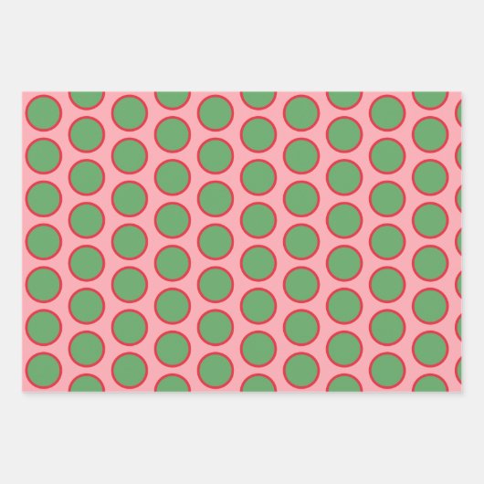 Fresh Watermelon Wrapping Paper Set Geschenkpapier Set (Vorderseite 2)