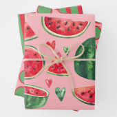 Fresh Watermelon Wrapping Paper Set Geschenkpapier Set (Beispiel)