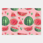 Fresh Watermelon Wrapping Paper Set Geschenkpapier Set (Vorderseite)