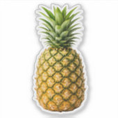 Fresh Whole Pineapple Custom-Cut Vinyl Sticker (Vorderseite)