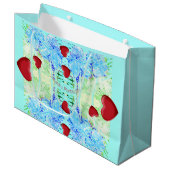 Fresh Women's Club Decor Geschenktasche Große Geschenktüte (Vorderseite Schrägansicht)