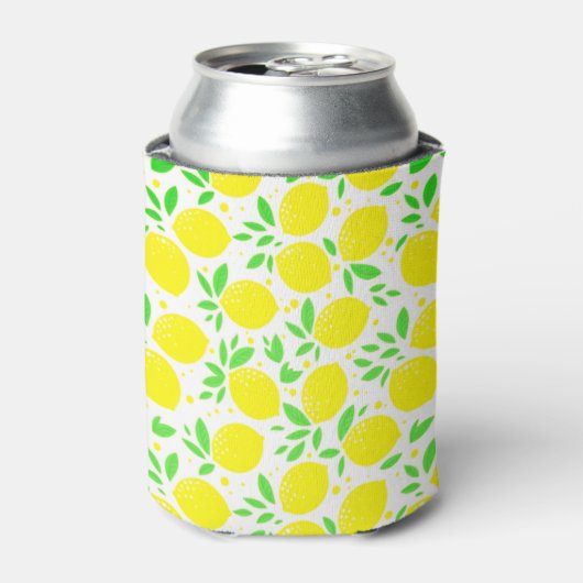 Fresh Yellow Lemon Can Cooler Dosenkühler (Kanne Vorderseite)