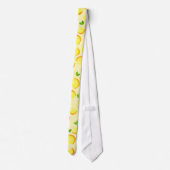 Fresh Yellow Lemon Neck Tie Krawatte (Rückseite)