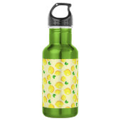 Fresh Yellow Lemons Edelstahlflasche (Vorderseite)