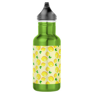 Fresh Yellow Lemons Edelstahlflasche