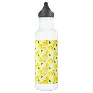 Fresh Yellow Lemons Edelstahlflasche