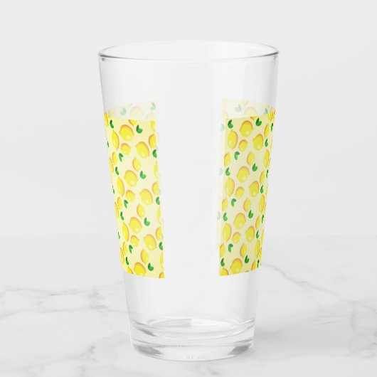 Fresh Yellow Lemons Glas (Rechts)