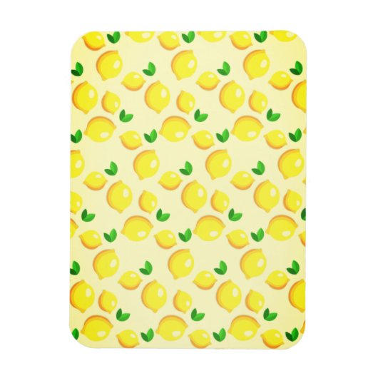 Fresh Yellow Lemons Magnet (Vertikal)