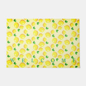 Fresh Yellow Lemons - Willkommen Fußmatte (Vorderseite)