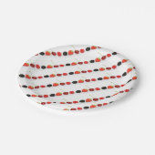 Fresh Yummy Berries Pappteller (Schrägansicht)