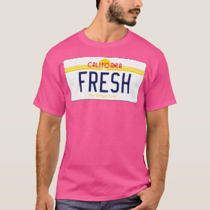 FRESHE kalifornische Vintage-Automobilkennzeichen T-Shirt
