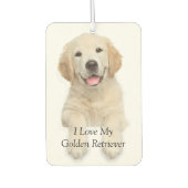 Freshener/Golden Retriever Autolufterfrischer (Vorderseite)
