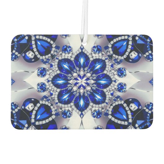 Fresheners der Autoluft mit blauweißem Farbdesign Autolufterfrischer (Rückseite)