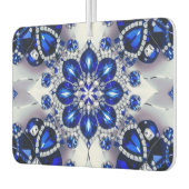 Fresheners der Autoluft mit blauweißem Farbdesign Autolufterfrischer (Links)