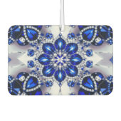 Fresheners der Autoluft mit blauweißem Farbdesign Autolufterfrischer (Vorderseite)