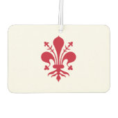 Fresheners der Autoluft mit der Fahne von Florenz, Autolufterfrischer (Rückseite)