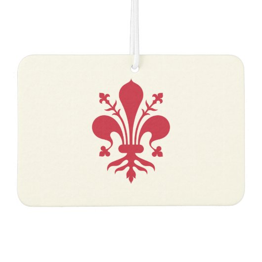 Fresheners der Autoluft mit der Fahne von Florenz, Autolufterfrischer (Vorderseite)