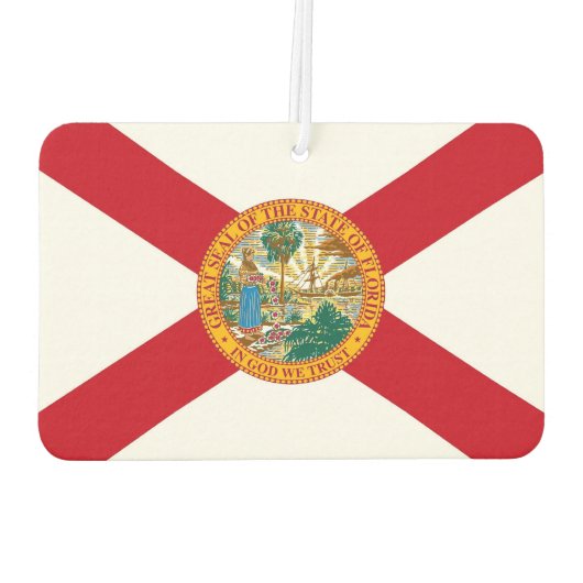 Fresheners der Autoluft mit der Flagge Floridas, U Autolufterfrischer (Rückseite)