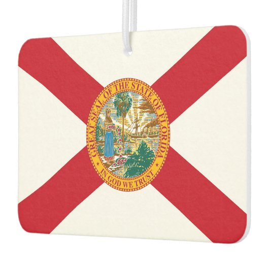 Fresheners der Autoluft mit der Flagge Floridas, U Autolufterfrischer (Links)