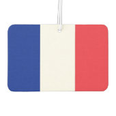 Fresheners der Autoluft mit der Flagge Frankreichs Autolufterfrischer (Rückseite)