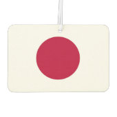 Fresheners der Autoluft mit der Flagge Japans Autolufterfrischer (Rückseite)