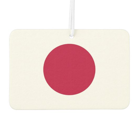 Fresheners der Autoluft mit der Flagge Japans Autolufterfrischer (Rückseite)