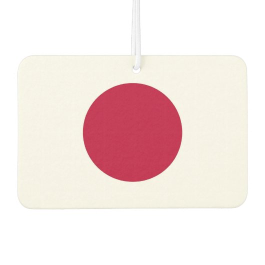 Fresheners der Autoluft mit der Flagge Japans Autolufterfrischer (Vorderseite)