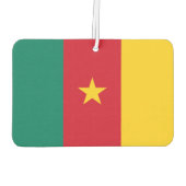 Fresheners der Autoluft mit der Flagge Kameruns Autolufterfrischer (Rückseite)