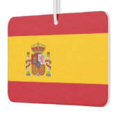 Fresheners der Autoluft mit der Flagge Spaniens Autolufterfrischer (Links)