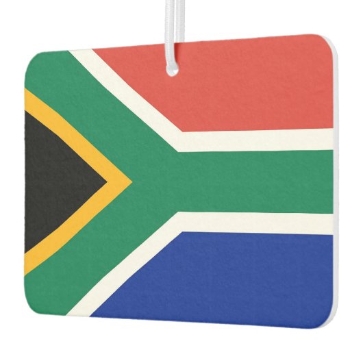 Fresheners der Autoluft mit der Flagge Südafrikas Autolufterfrischer (Links)