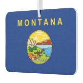 Fresheners der Autoluft mit der Flagge von Montana Autolufterfrischer (Links)