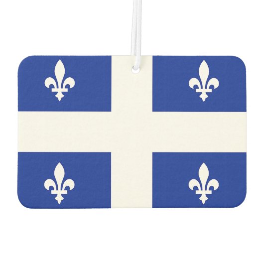 Fresheners der Autoluft mit der Flagge von Quebec, Autolufterfrischer (Rückseite)