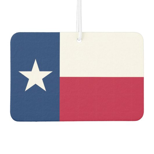 Fresheners der Autoluft mit Flagge von Texas Autolufterfrischer (Vorderseite)