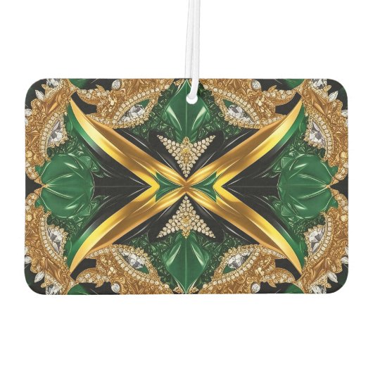 Fresheners der Autoluft mit jamaikanischem Farbdes Autolufterfrischer (Rückseite)