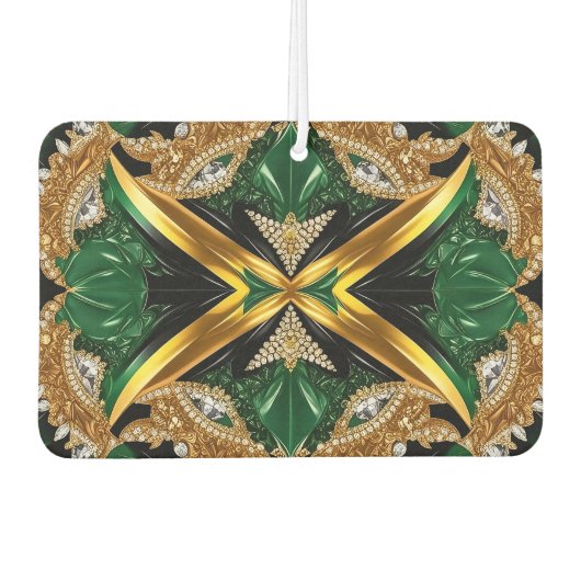 Fresheners der Autoluft mit jamaikanischem Farbdes Autolufterfrischer (Vorderseite)