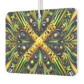 Fresheners der Autoluft mit jamaikanischem Farbdes Autolufterfrischer (Links)