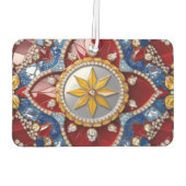 Fresheners der Autoluft mit kolumbianischem Farbde Autolufterfrischer (Rückseite)