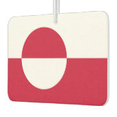 Fresheners der Autoluft unter der Flagge Grönlands Autolufterfrischer (Links)