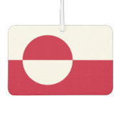 Fresheners der Autoluft unter der Flagge Grönlands Autolufterfrischer (Vorderseite)
