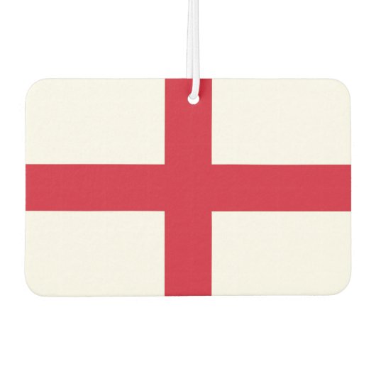 Fresheners der Autoluftfahrt mit der Flagge Englan Autolufterfrischer (Vorderseite)