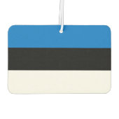 Fresheners der Kfz-Luft mit der Flagge Estlands Autolufterfrischer (Rückseite)