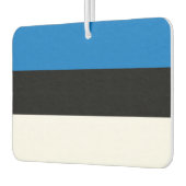 Fresheners der Kfz-Luft mit der Flagge Estlands Autolufterfrischer (Links)