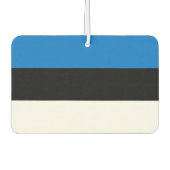 Fresheners der Kfz-Luft mit der Flagge Estlands Autolufterfrischer (Vorderseite)