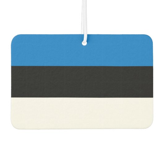 Fresheners der Kfz-Luft mit der Flagge Estlands Autolufterfrischer (Vorderseite)