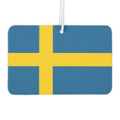 Fresheners der Kfz-Luft mit der Flagge Schwedens Autolufterfrischer (Rückseite)