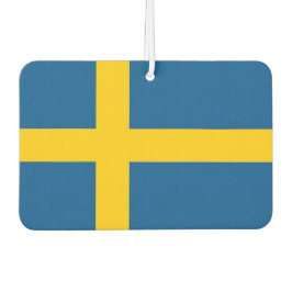 Fresheners der Kfz-Luft mit der Flagge Schwedens Autolufterfrischer