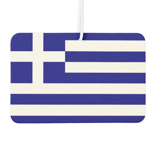 Fresheners der Kfz-Luft mit Flagge Griechenlands Autolufterfrischer (Rückseite)