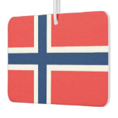 Fresheners der Kfz-Luft mit Flagge Norwegens Autolufterfrischer (Links)