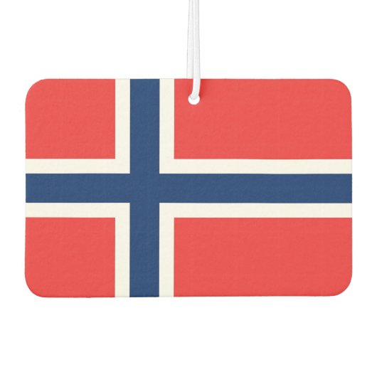 Fresheners der Kfz-Luft mit Flagge Norwegens Autolufterfrischer (Vorderseite)