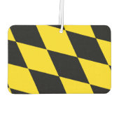 Fresheners mit der Flagge Münchens Autolufterfrischer (Rückseite)